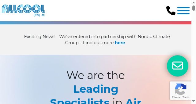 Screenshot of allcoolnw.co.uk