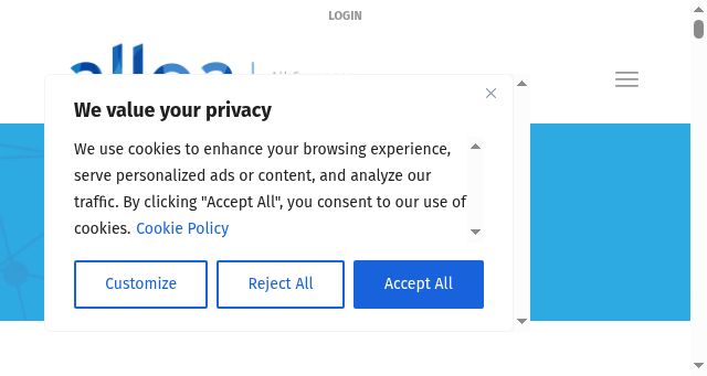 Screenshot of allea.org