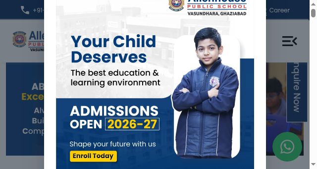 Screenshot of allenhouseghaziabad.com