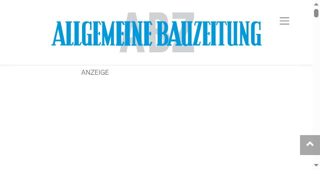Screenshot of allgemeinebauzeitung.de
