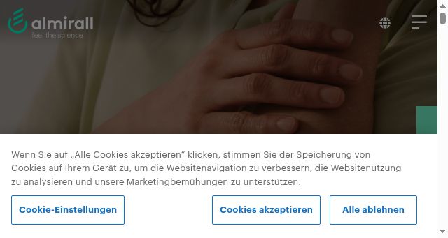 Screenshot of almirall.at