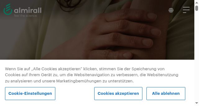 Screenshot of almirall.ch