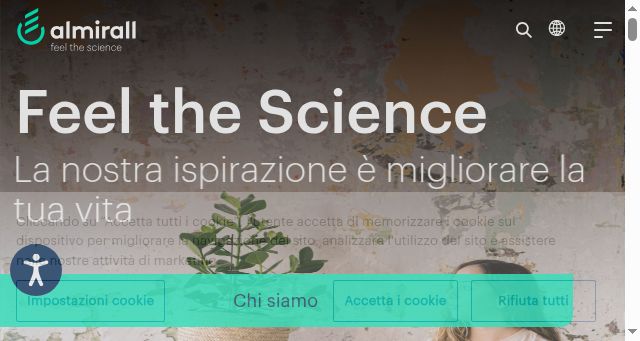 Screenshot of almirall.it