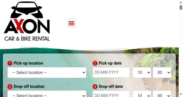 Screenshot of alonissos-car-hire.gr