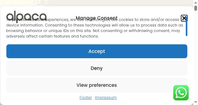 Screenshot of alpacamed.com
