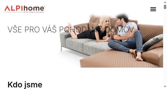 Screenshot of alpihome.cz
