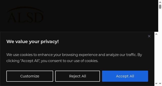 Screenshot of alsd.com