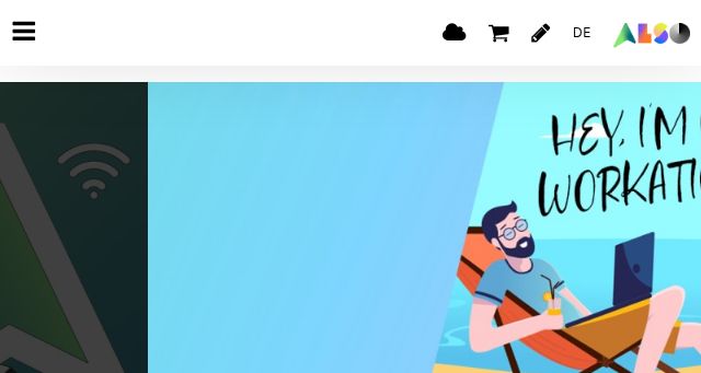 Screenshot of also.ch