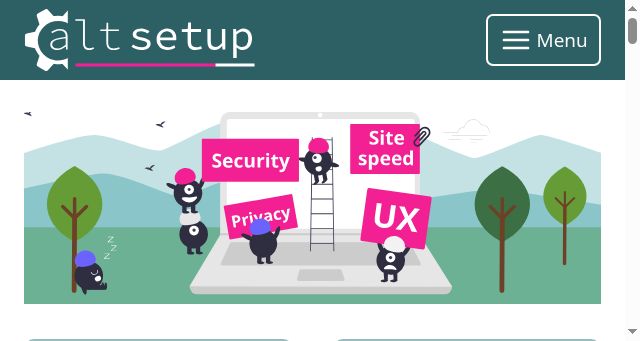 Screenshot of altsetup.com
