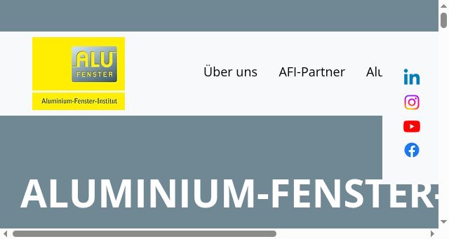 Screenshot of alufenster.at