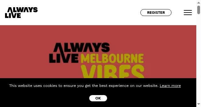 Screenshot of alwayslive.com.au
