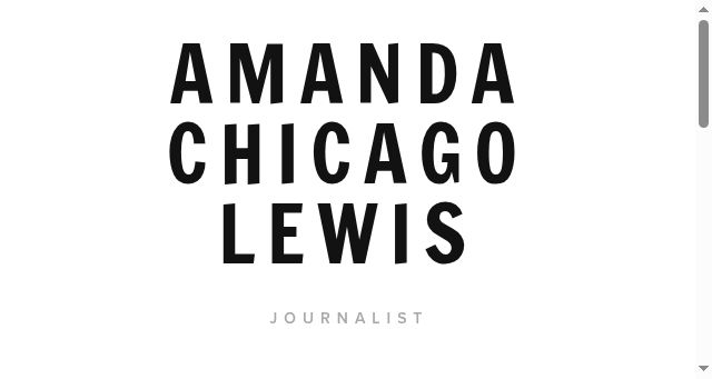 Screenshot of amandachicagolewis.com