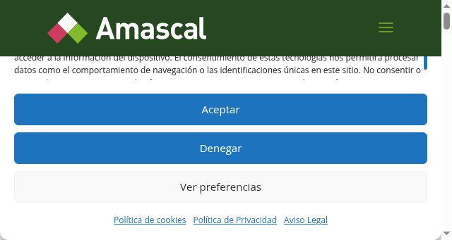 Screenshot of amascal.org