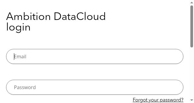 Screenshot of ambitioncloud.dk