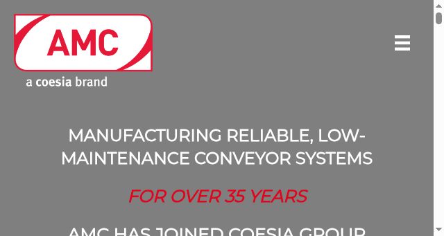 Screenshot of amcautomation.com