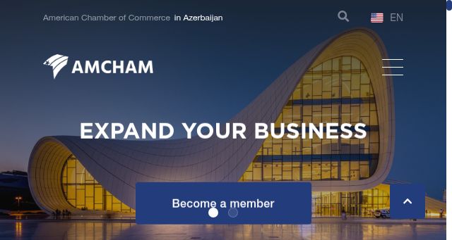 Screenshot of amcham.az
