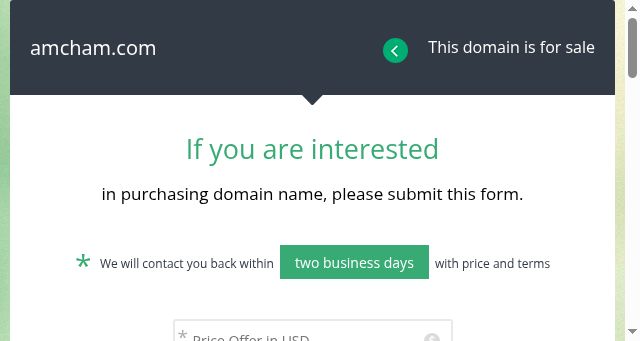 Screenshot of amcham.com