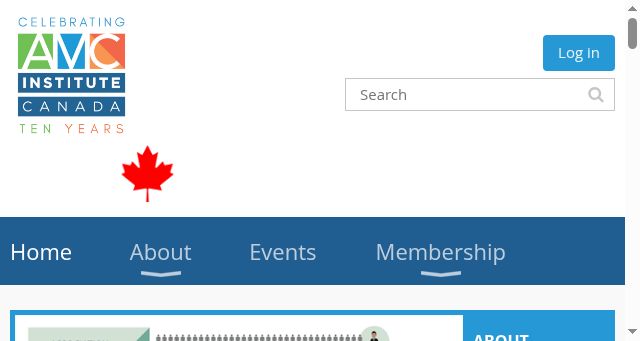 Screenshot of amcicanada.ca