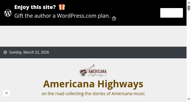 Screenshot of americanahighways.org