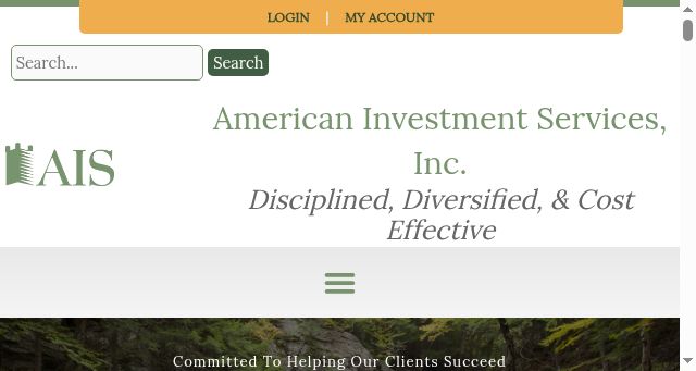 Screenshot of americaninvestment.com