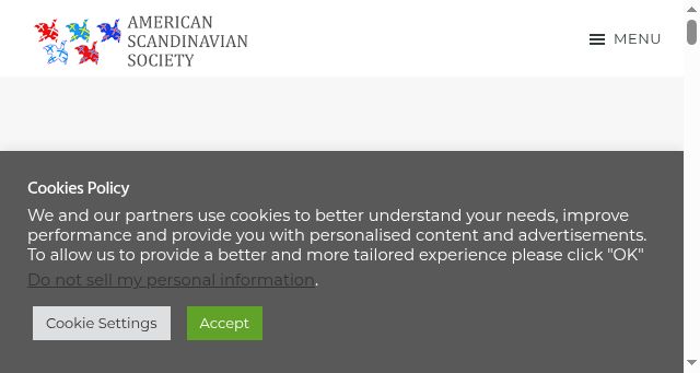Screenshot of americanscandinavian.org
