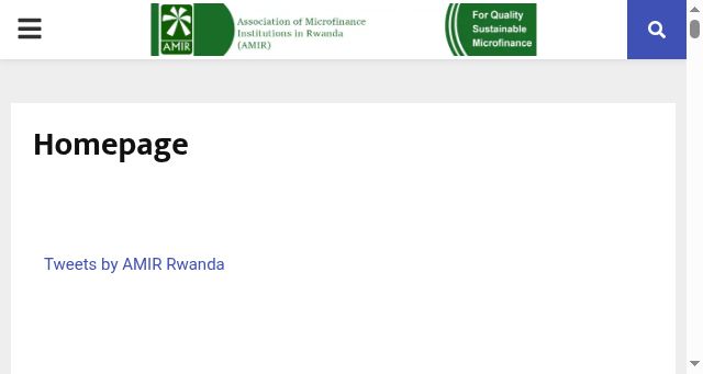 Screenshot of amir.org.rw