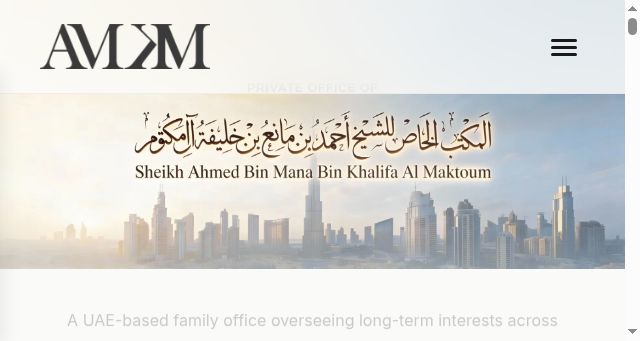 Screenshot of amkm.ae