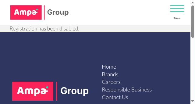 Screenshot of ampa.co.uk