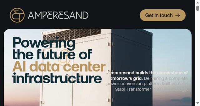 Screenshot of amperesand.io