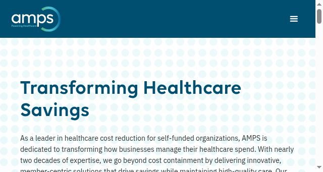 Screenshot of amps.com