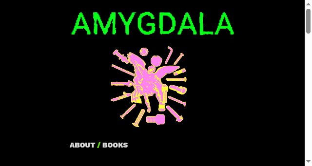 Screenshot of amygdalajournal.com