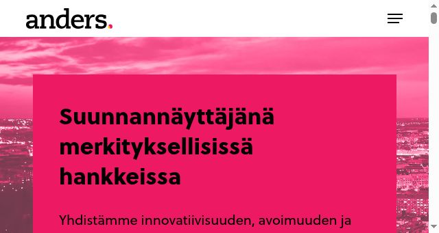 Screenshot of anders.com