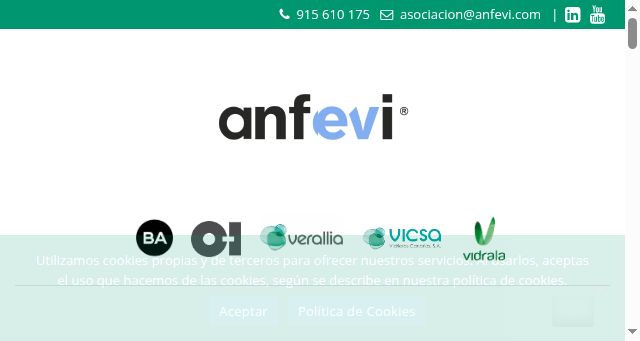 Screenshot of anfevi.com