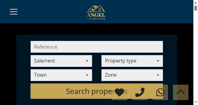 Screenshot of angelinmobiliaria.com