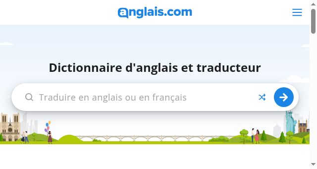 Screenshot of anglais.com