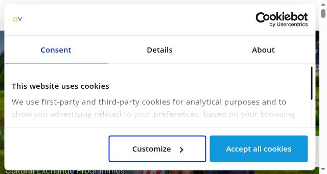 Screenshot of angloville.com