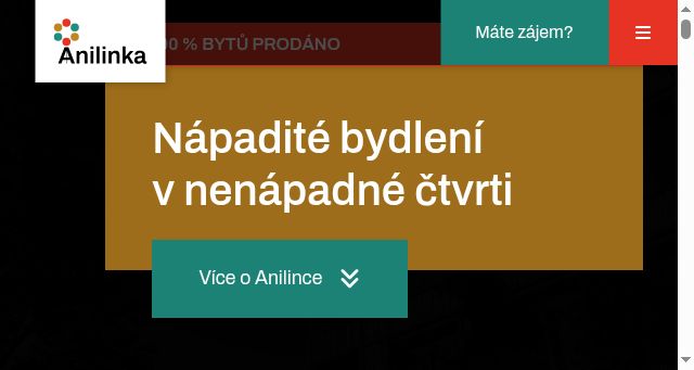 Screenshot of anilinka.cz