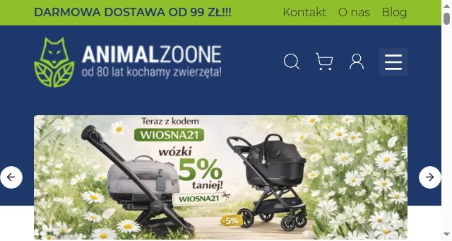Screenshot of animalzoone.pl