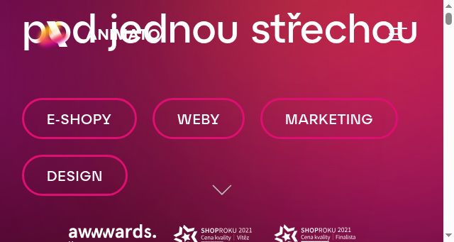 Screenshot of animato.cz