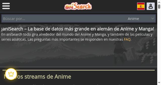 Screenshot of anisearch.es