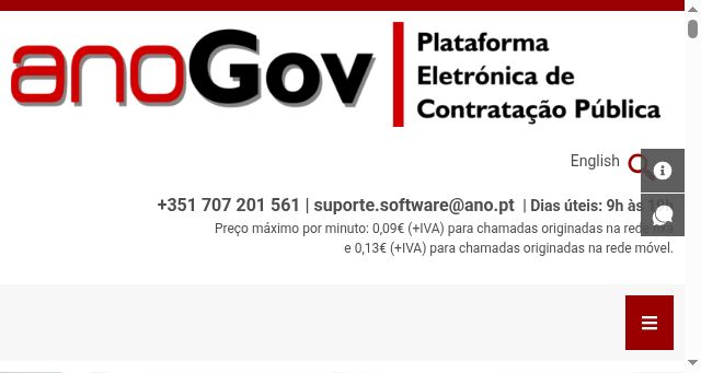 Screenshot of anogov.com