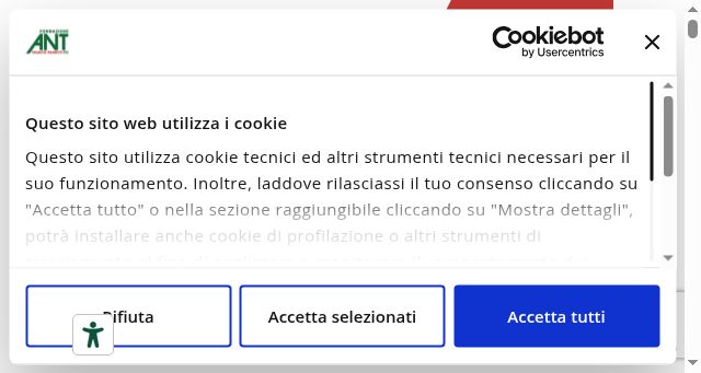 Screenshot of ant.it