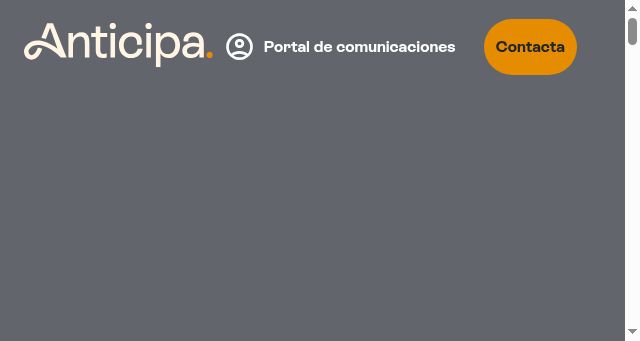 Screenshot of anticipa.com