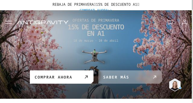 Screenshot of antigravity.tech