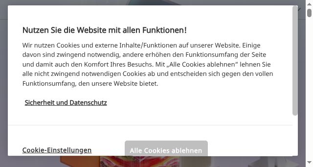 Screenshot of anugafoodtec.de