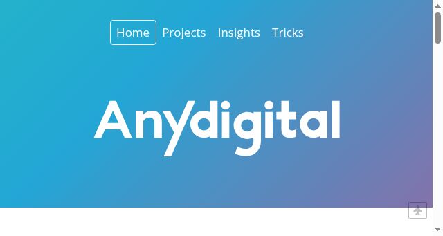 Screenshot of any.digital