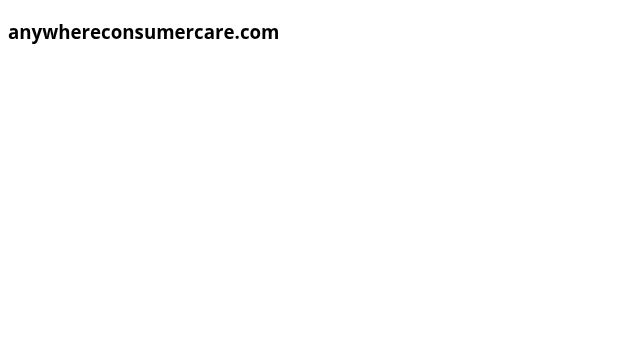 Screenshot of anywherecustomercare.com