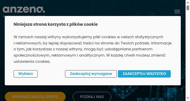 Screenshot of anzena.eu