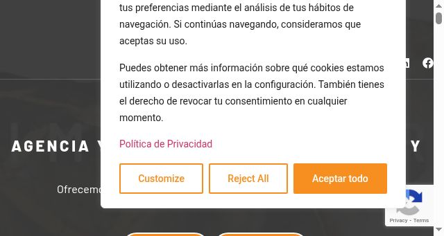 Screenshot of aomcomunicacion.mx