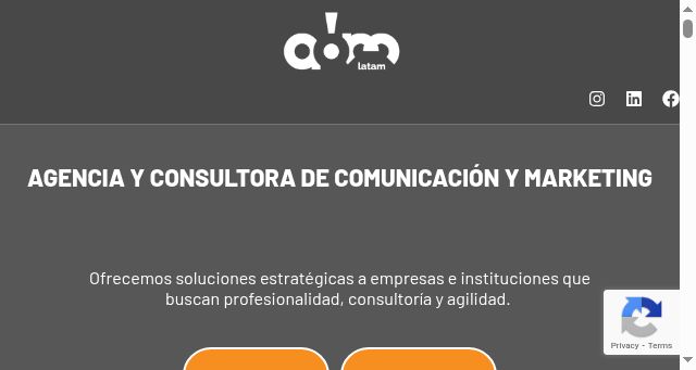 Screenshot of aomcomunicaciones.co